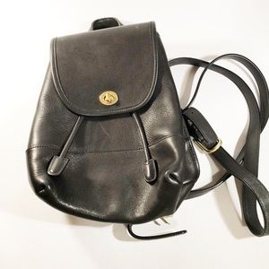 Vintage small coach backpack